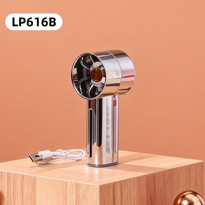 Draagbare USB-sprayventilator met ergonomische handgreep