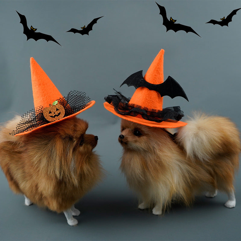 Halloween capuchon met vleermuis appliqué
