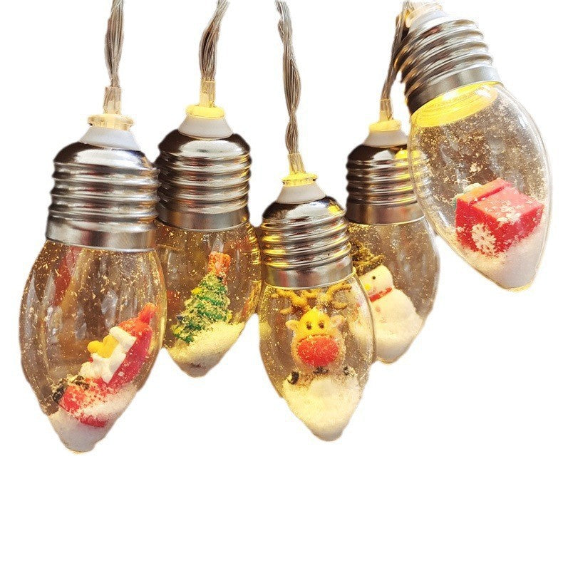 Kerstfiguren LED Lichtslinger – Warmwit Batterijverlichting voor Binnen