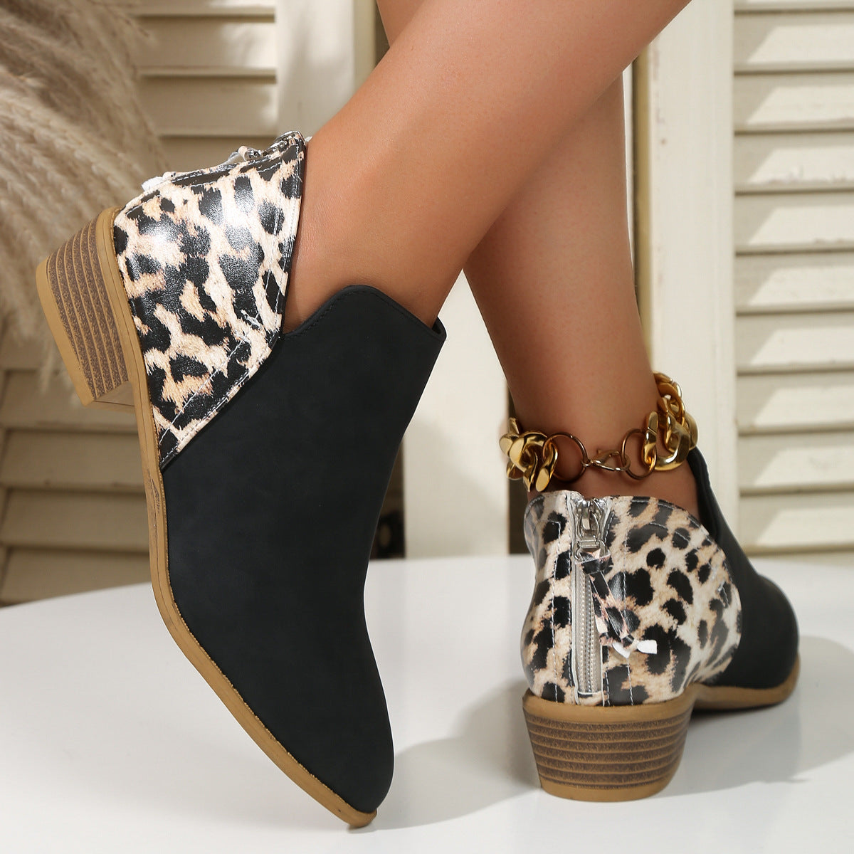 Elegante Winterlaars Liora met Blokhak – Comfort & Stijl