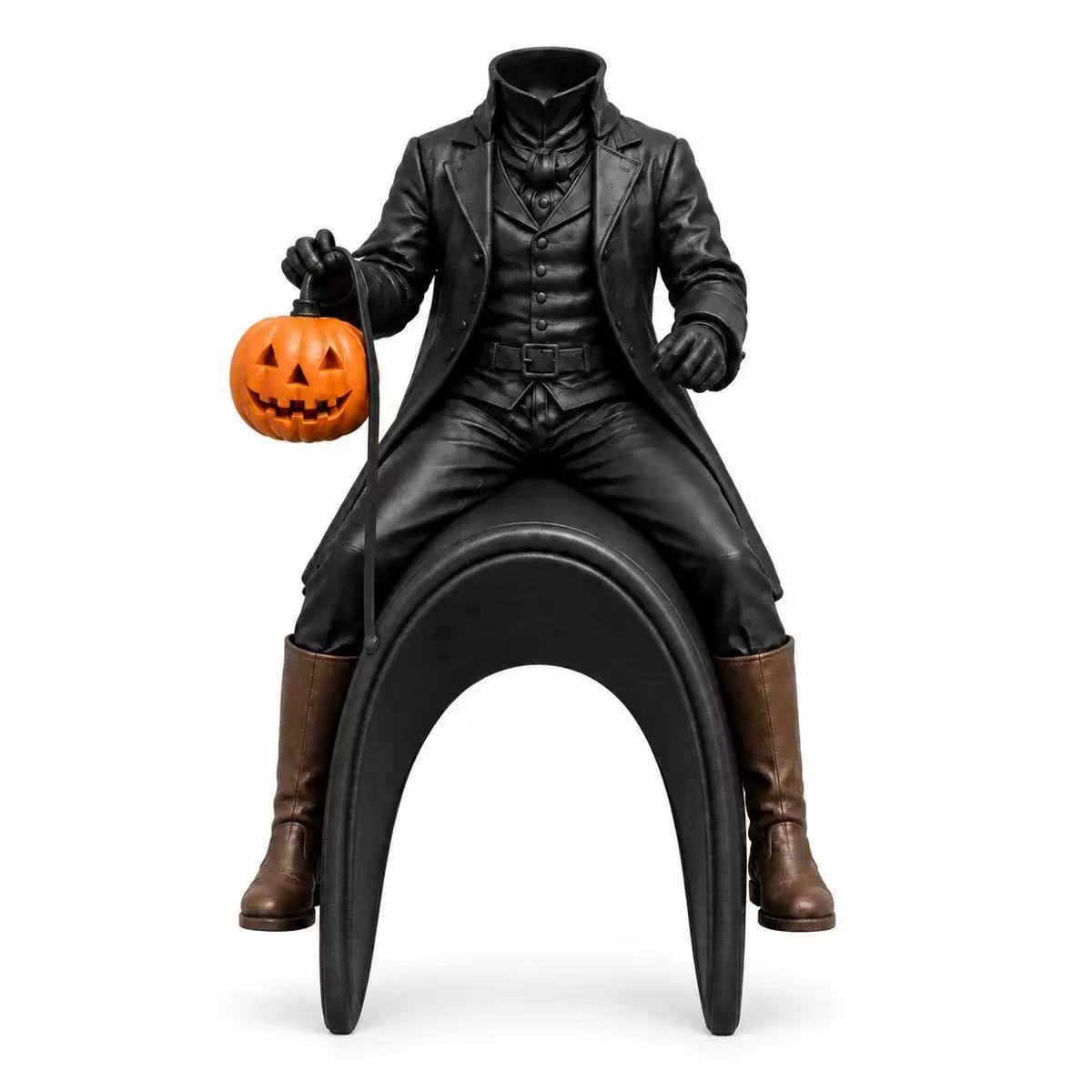 Decoratieve Halloween figuur met pompoen