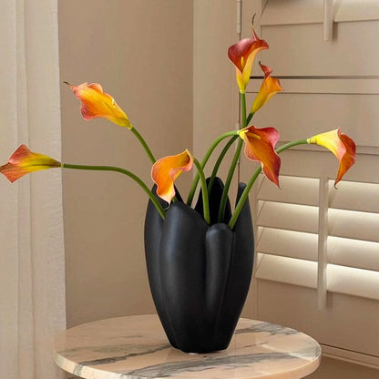 Bloemenvaas met Bloemmotief - Modern Keramiek Interieur
