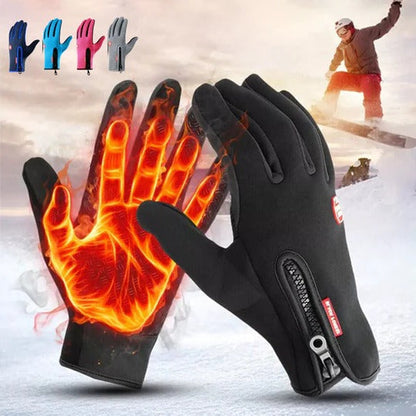 Verwarmde Winterhandschoenen met 3 Warmteniveaus, Antislip Grip en Touchscreen Vingertoppen
