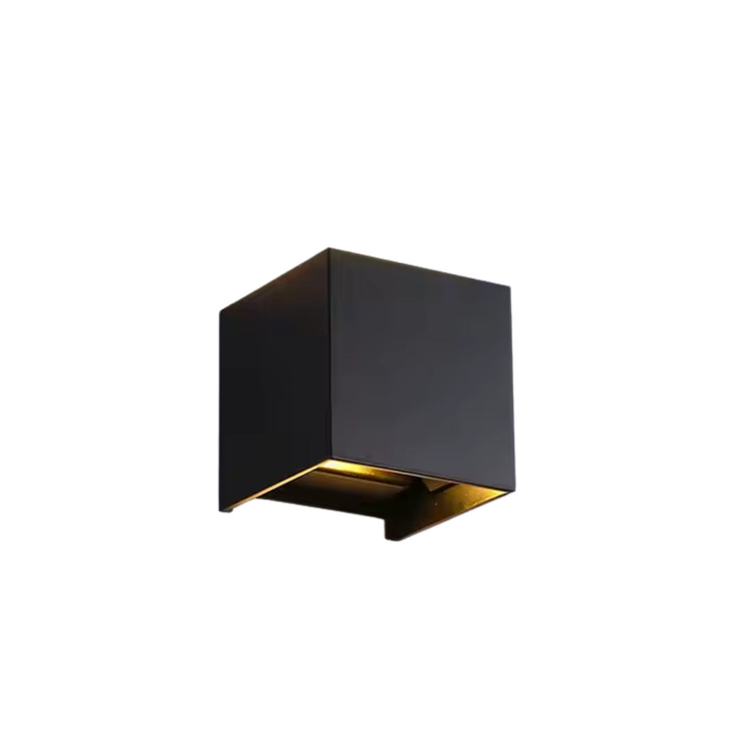 Magnetische oplaadbare wandlamp met bewegingssensor | 10 x 10 cm aluminium