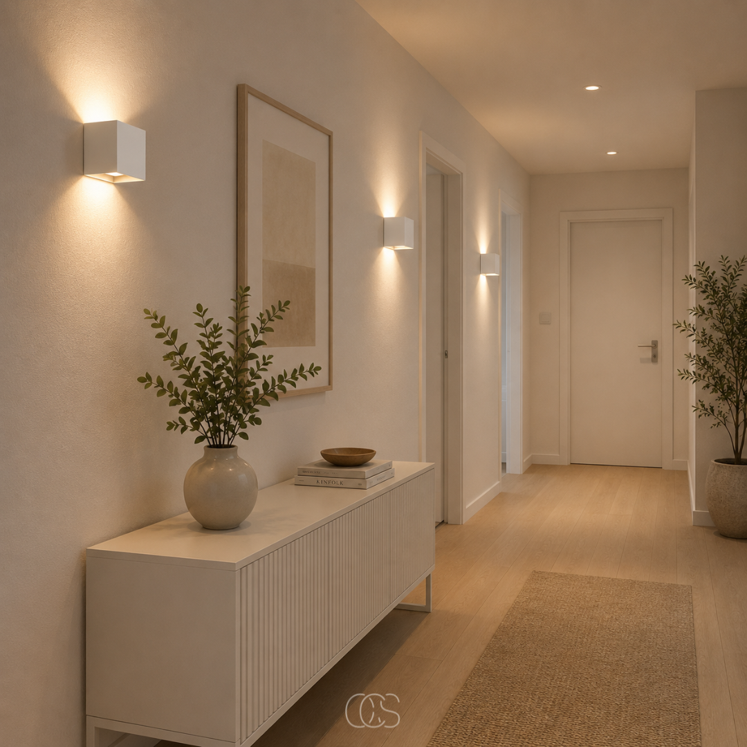 Magnetische oplaadbare wandlamp met bewegingssensor | 10 x 10 cm aluminium