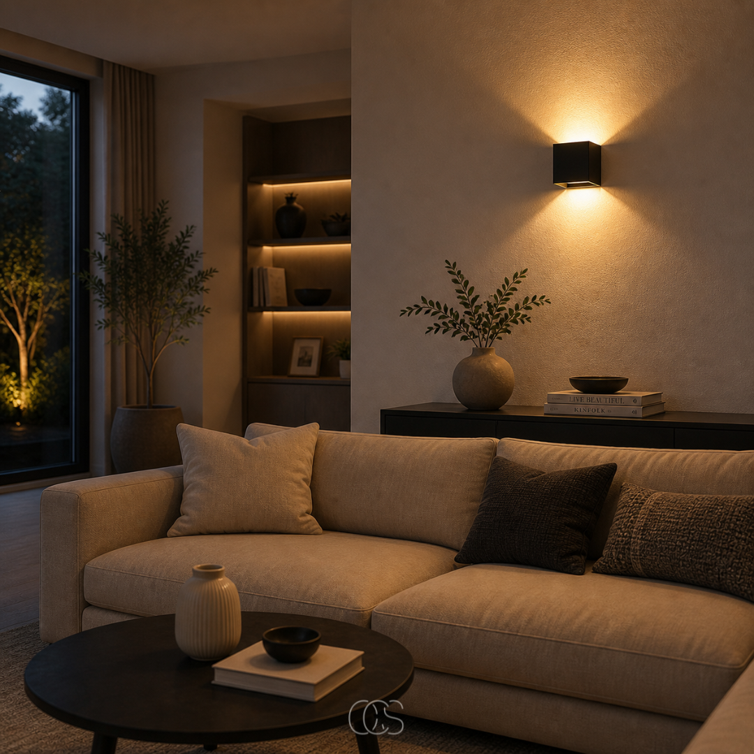 Magnetische oplaadbare wandlamp met bewegingssensor | 10 x 10 cm aluminium