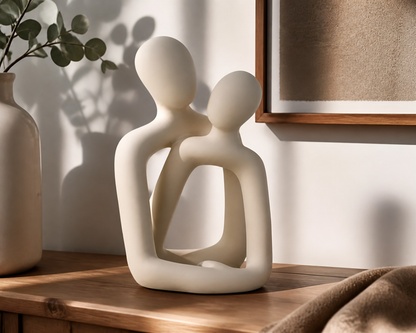 Romantisch Koppelbeeldje - Kunstwerk voor Liefde en Verbondenheid
