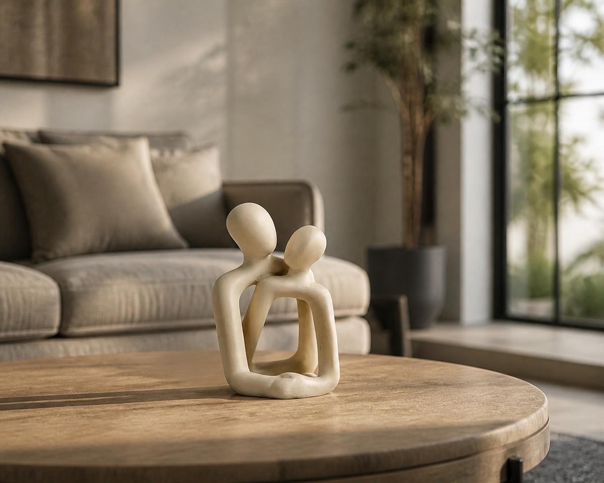 Romantisch Koppelbeeldje - Kunstwerk voor Liefde en Verbondenheid