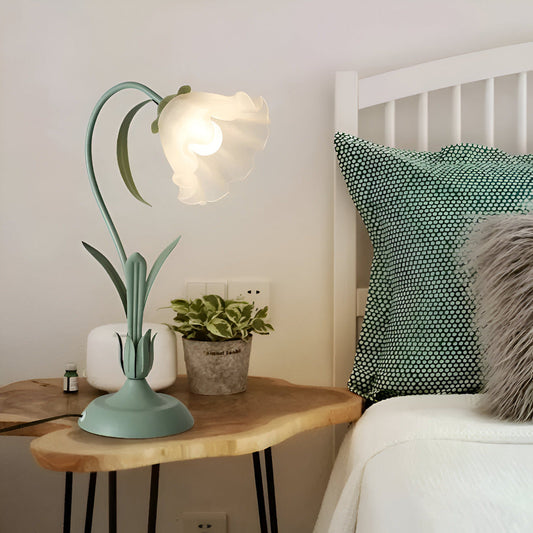 FleurLicht Tafellamp – Romantisch Bloemdesign met Zachte LED-verlichting