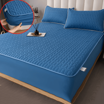 FlexiBed Matrasbeschermer – Waterdicht, Ademend & Wasbaar met Elastische Pasvorm