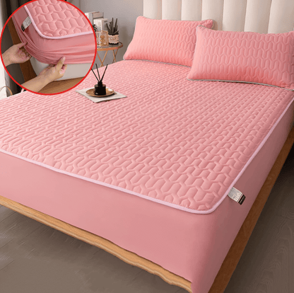 FlexiBed Matrasbeschermer – Waterdicht, Ademend & Wasbaar met Elastische Pasvorm