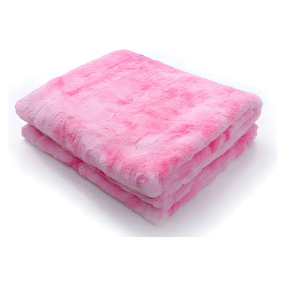 Zachte Velours Winterdeken – Warme Coral Fleece Deken in Batikstijl