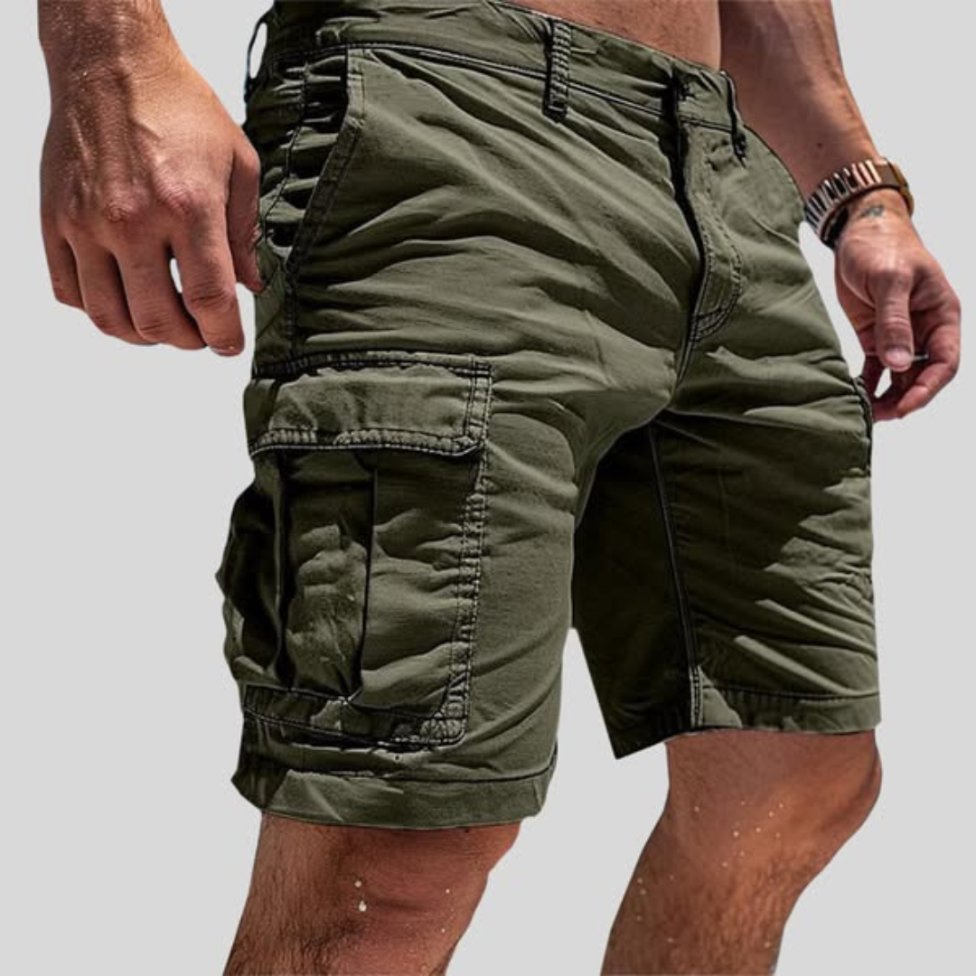 Heren Cargo Short met Stevige Zakken – De Stoere Zomerbroek