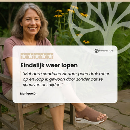 Comfortabele ArchRelief Zomersandalen – Steun en Pijnverlichting bij Hallux Valgus