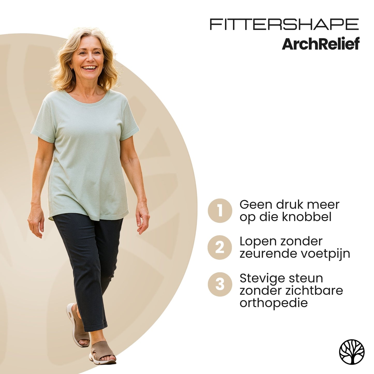 Comfortabele ArchRelief Zomersandalen – Steun en Pijnverlichting bij Hallux Valgus