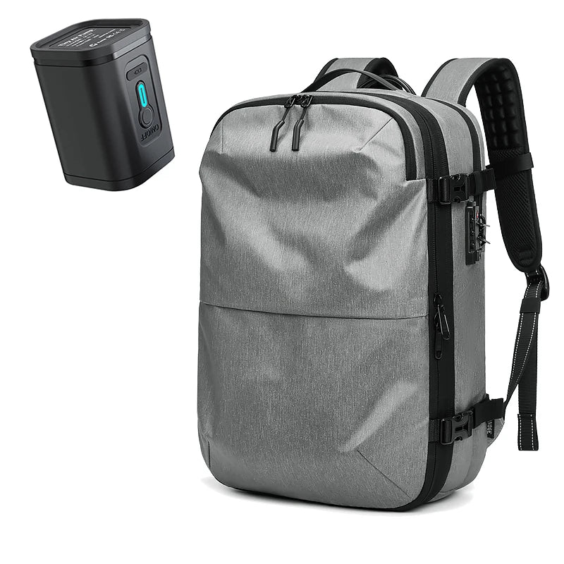 Packlite Slim – Waterdichte compressie rugzak met USB-aansluiting voor handbagage
