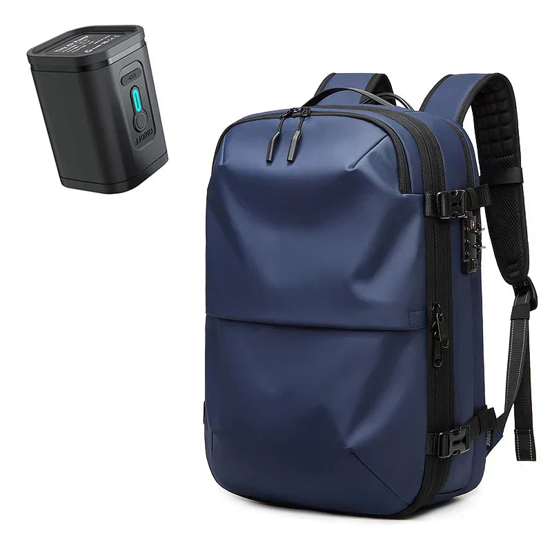 Packlite Slim – Waterdichte compressie rugzak met USB-aansluiting voor handbagage