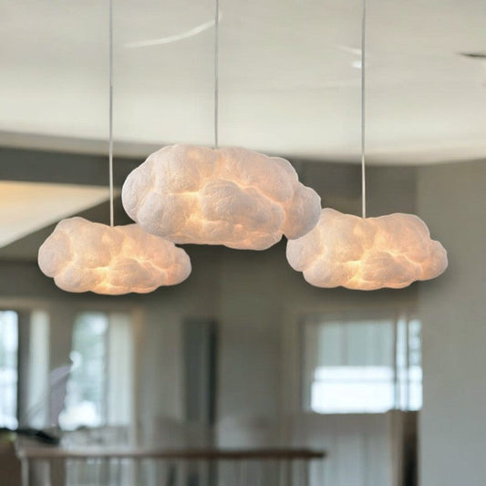 CloudyGlow Hanglamp – Zachte Verlichting in Wolkvorm voor Elk Interieur