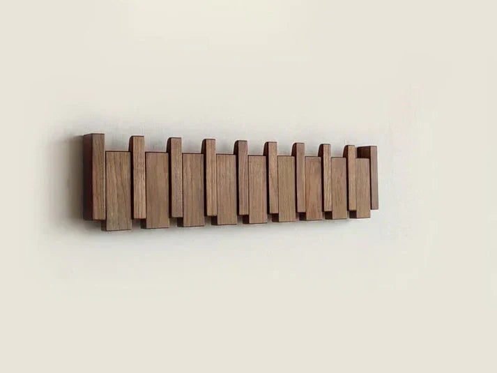 Piano Kapstok – Stijlvolle en Ruimtebesparende Houten Kapstok voor Jassen en Accessoires