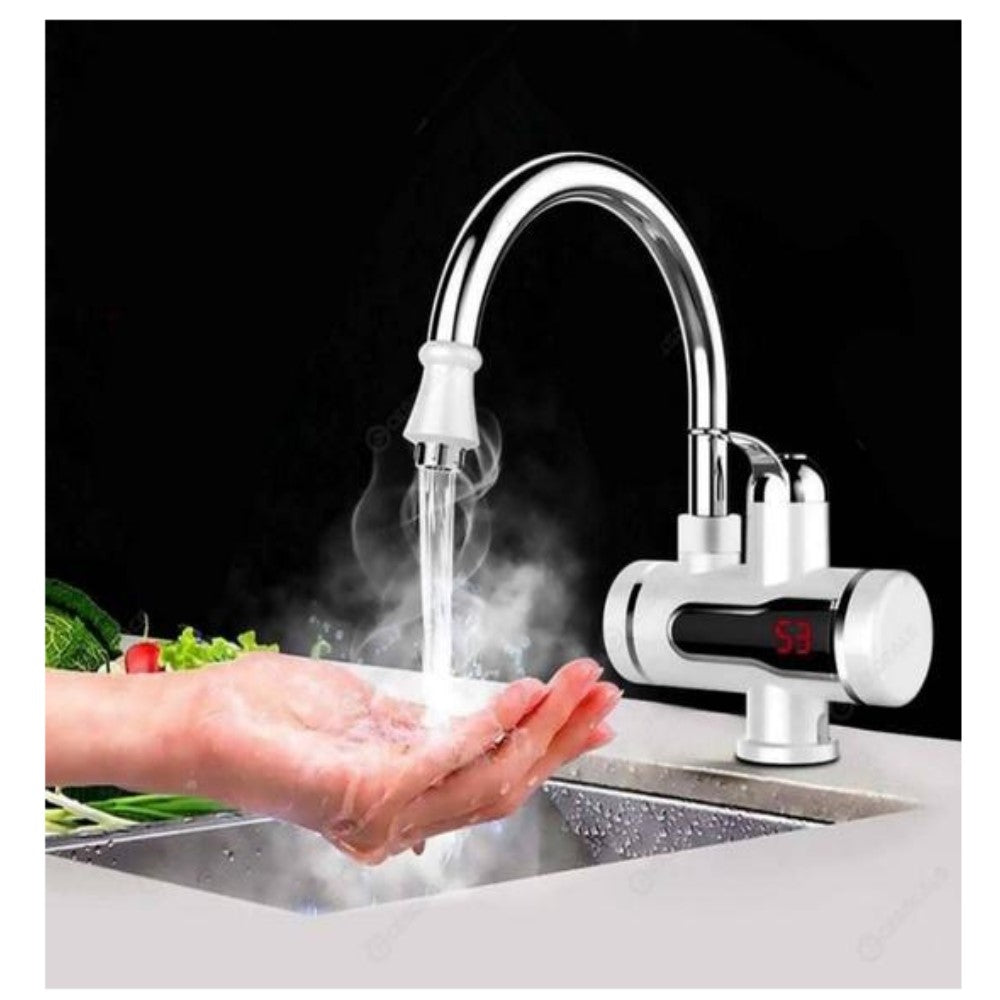 Instant warmwaterkraan met snelverwarming - 65°C in 4 seconden
