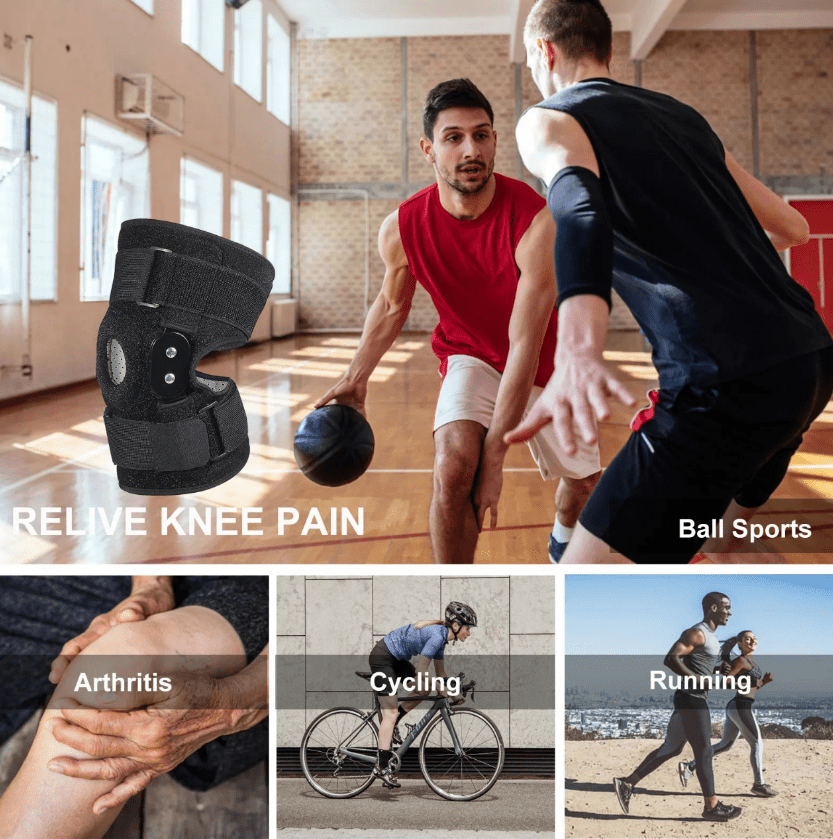 PowerKnee | Kniebrace | Verstelbaar en Scharnierend | Optimale Ondersteuning & Comfort