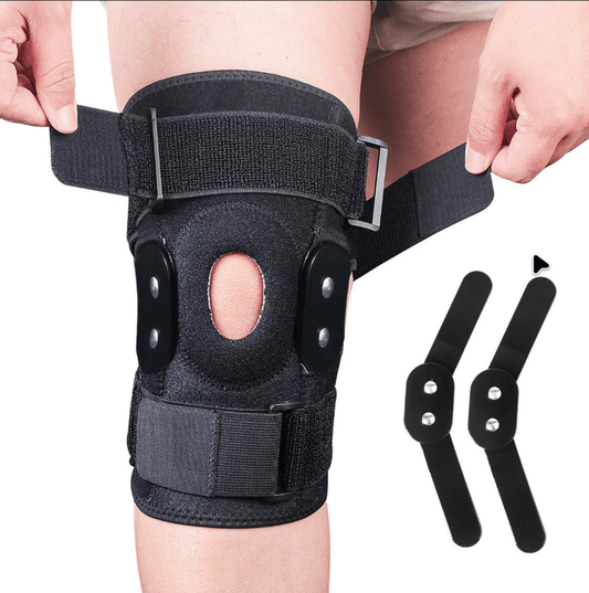 PowerKnee | Kniebrace | Verstelbaar en Scharnierend | Optimale Ondersteuning & Comfort