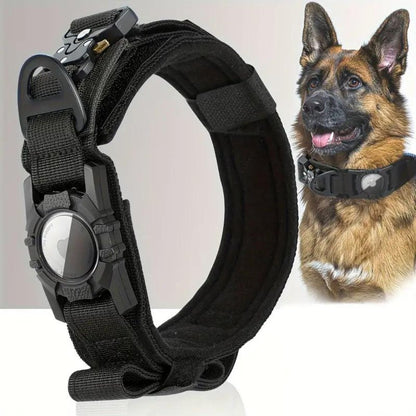 ProGuard AirTag Hondenhalsband – Duurzaam en Verstelbaar met Ingebouwde AirTag Houder voor Extra Veiligheid