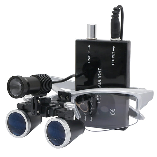 Professionele Tandheelkundige Loupes met LED – HD Vergroting & Schaduwvrije Verlichting voor Chirurgie & Medisch Gebruik