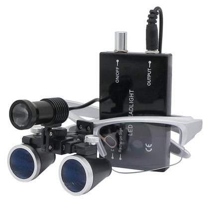 Professionele Tandheelkundige Loupes met LED – HD Vergroting & Schaduwvrije Verlichting voor Chirurgie & Medisch Gebruik