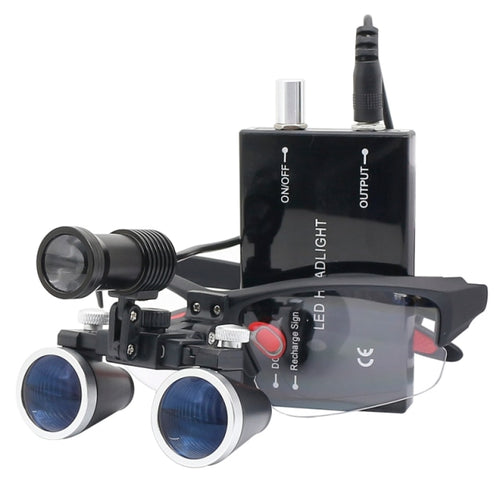 Professionele Tandheelkundige Loupes met LED – HD Vergroting & Schaduwvrije Verlichting voor Chirurgie & Medisch Gebruik