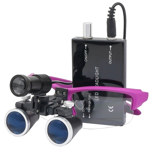 Professionele Tandheelkundige Loupes met LED – HD Vergroting & Schaduwvrije Verlichting voor Chirurgie & Medisch Gebruik