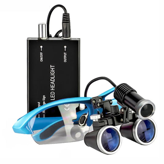 Professionele Tandheelkundige Loupes met LED – HD Vergroting & Schaduwvrije Verlichting voor Chirurgie & Medisch Gebruik