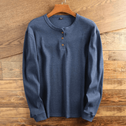 RALF | Wafelstructuur Shirt | Comfortabel Heren Shirt | Casual & Sportief