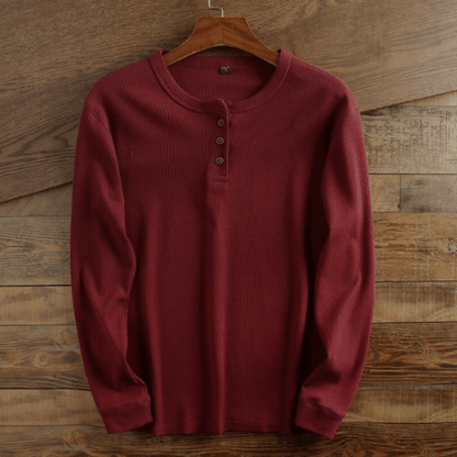 RALF | Wafelstructuur Shirt | Comfortabel Heren Shirt | Casual & Sportief