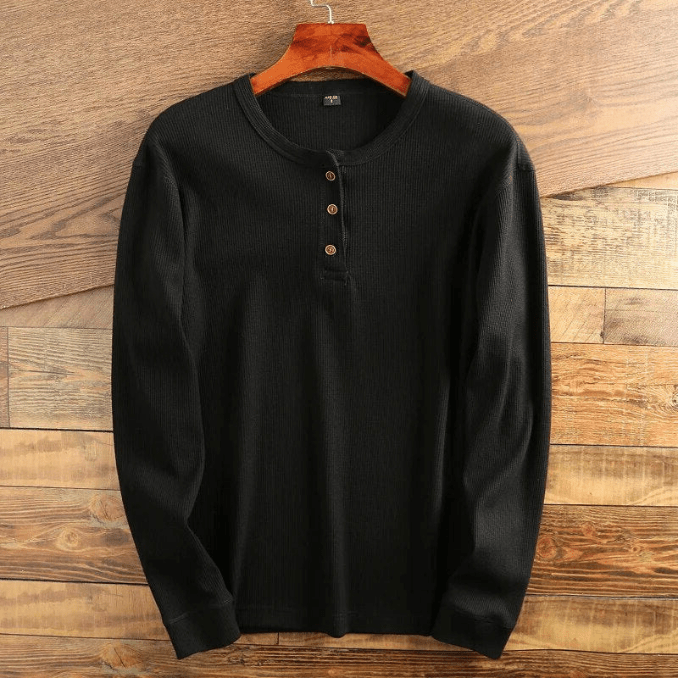 RALF | Wafelstructuur Shirt | Comfortabel Heren Shirt | Casual & Sportief