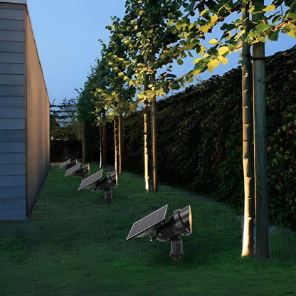 Verstelbare Zonne-Tuinspot RGB met Aluminium Behuizing – IP54 Buitenlamp