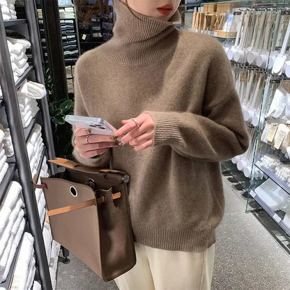 Elegante Dames Coltrui Elayna – Zachte Warme Turtleneck met Luxe Pasvorm