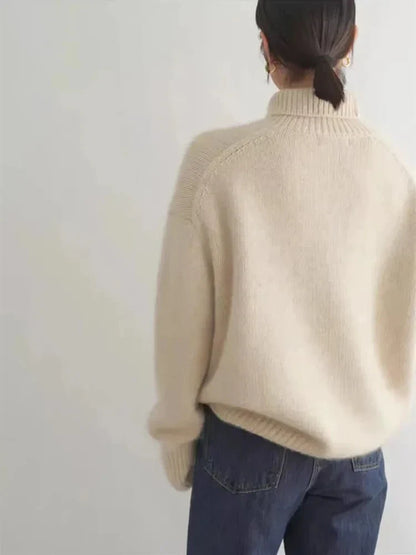 Elegante Dames Coltrui Elayna – Zachte Warme Turtleneck met Luxe Pasvorm