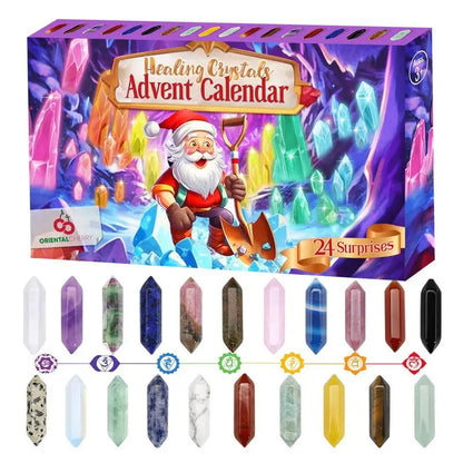 Kristallen Adventskalender – 24-delige kerstkalender met edelstenen 2025