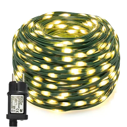 Waterdichte LED Tuinslinger – Feestverlichting voor Buiten in Warm Wit of Multicolor