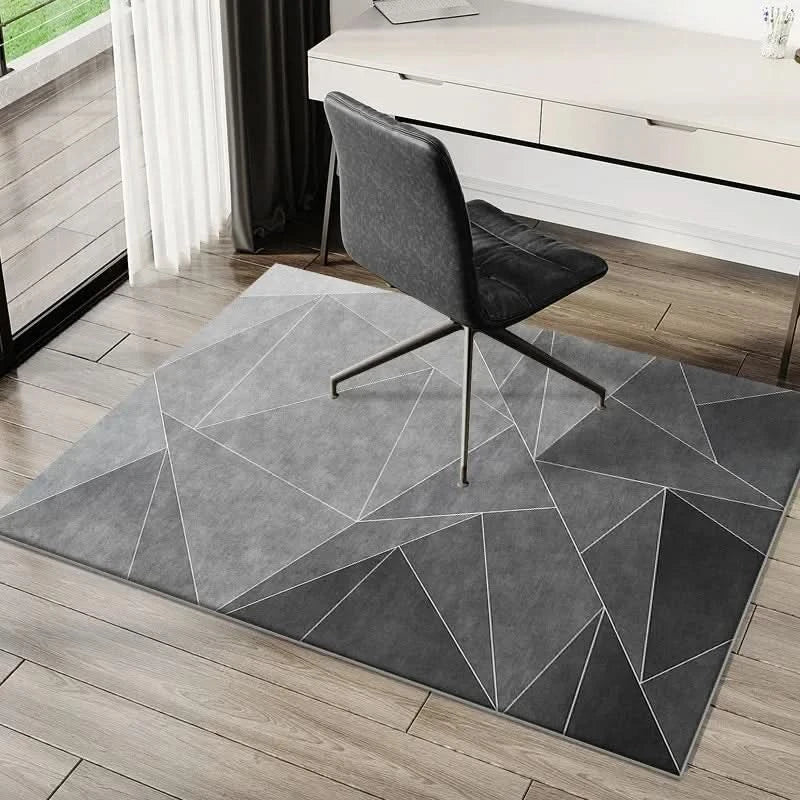 Zachte vloermat voor bureaustoelen – Wasbaar en antislip