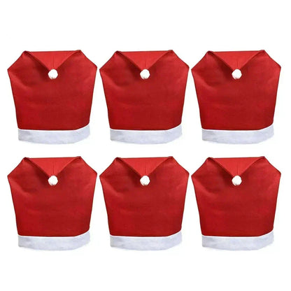 Feestelijke Kerstman Stoelhoezen – Kerst Eetkamerstoelen Decoratie