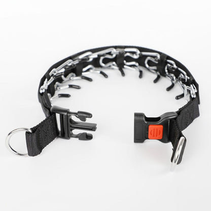 Nylon trainingshalband met comfortpunt en snelsluiting
