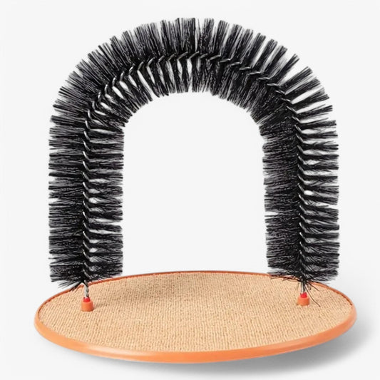 Kattenverzorgingsboog "Spinkrul" met Krabmat en Massagefunctie