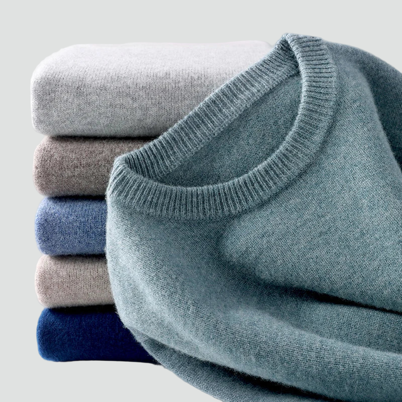 Merino Crewneck Sweater Heren Regular Fit