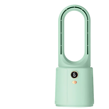 LuchtBries bladloze ventilator – met nachtlampje en luchtbevochtiger voor stille verkoeling