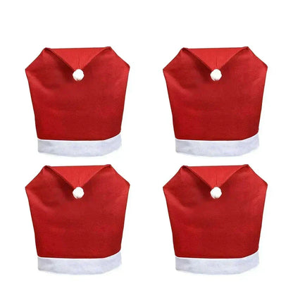 Feestelijke Kerstman Stoelhoezen – Kerst Eetkamerstoelen Decoratie