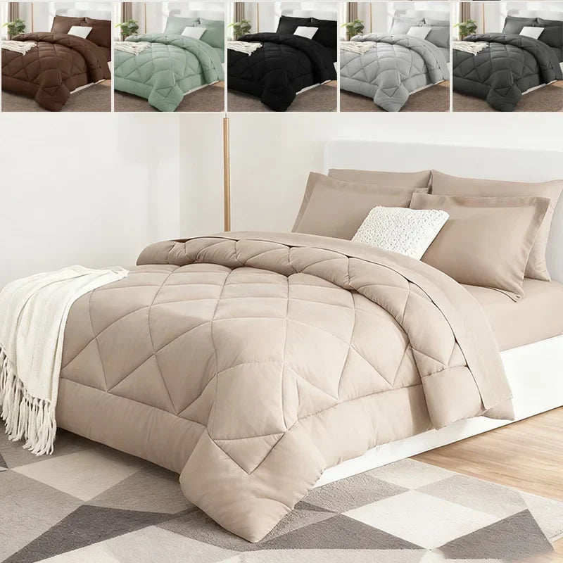 Polyester Winterdekbed Kingsize Effen - Zacht en Huidvriendelijk
