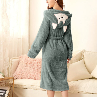 Zachte Badjas met Capuchon – Dieren Design – Karina Badjas