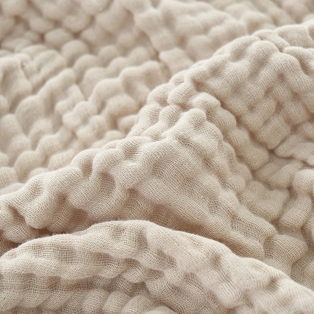 Zeslaags Mousseline Katoen Deken 150x200 cm - Luchtig Gaasweefsel voor Baby, Kind en Volwassene